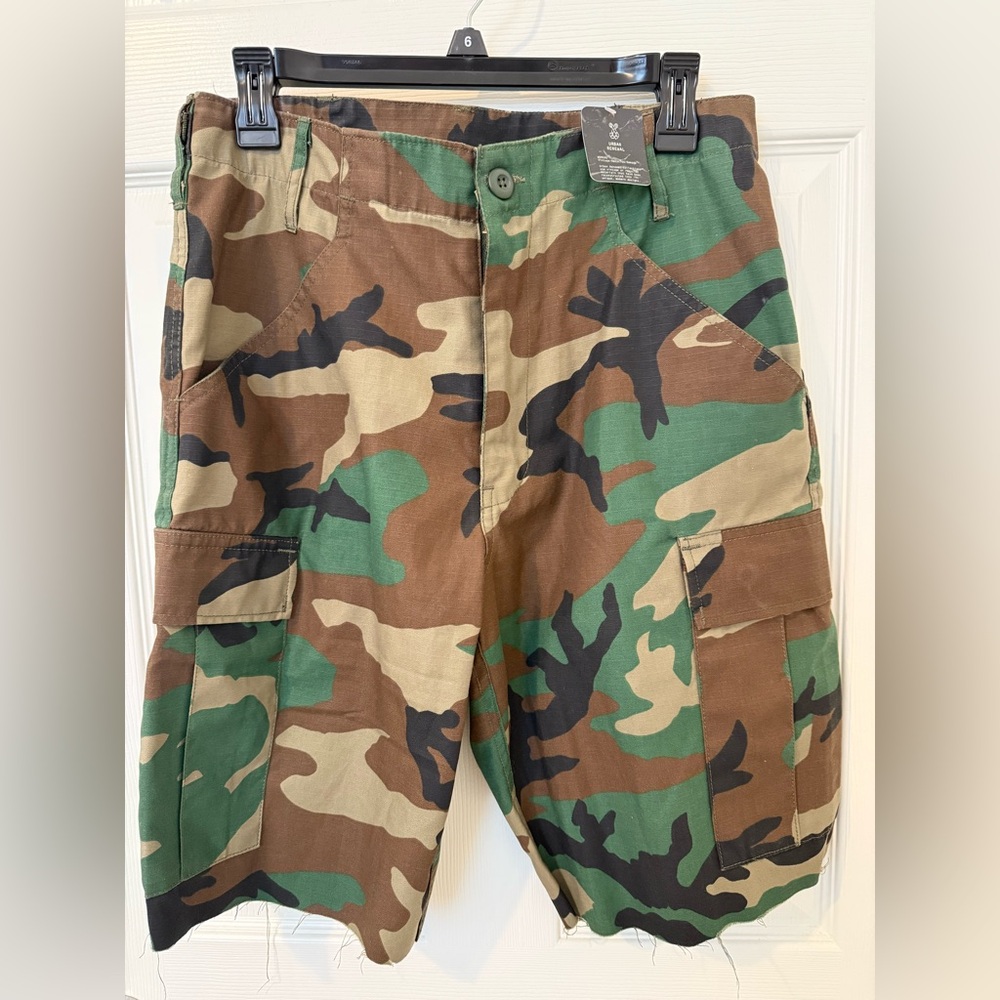 Urban Outfitters camouflage cargo shorts